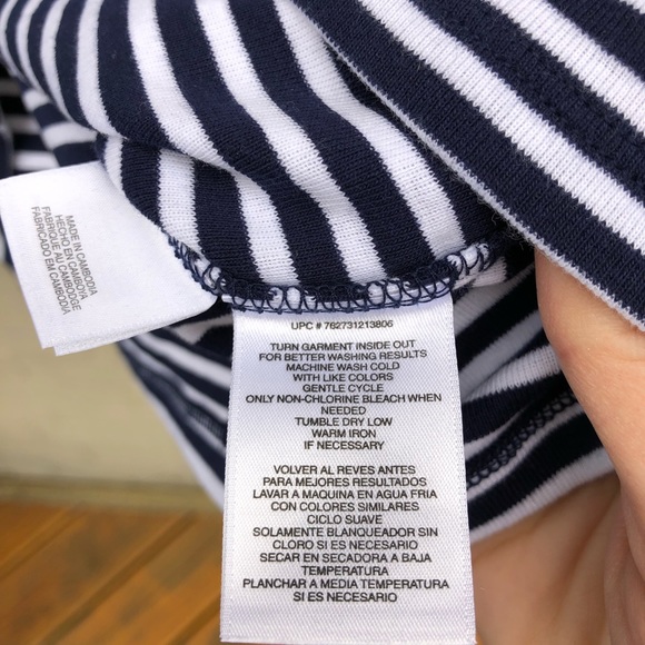 NWT Jones of NY Size M Striped Top - Picture 5 of 6